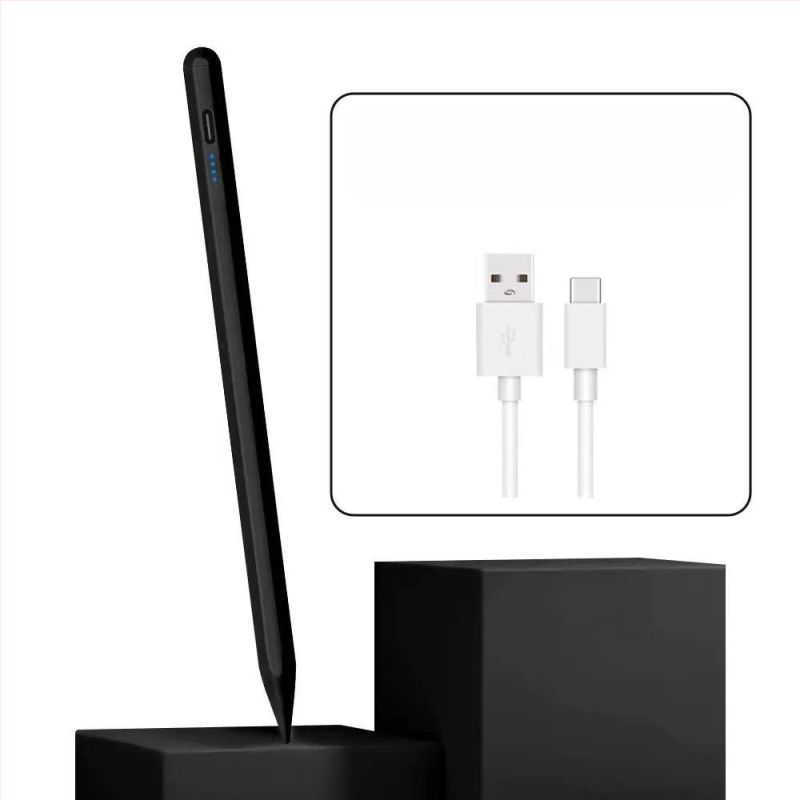 Kapacitív stylus toll iPadhez és tabletekhez mágneses rögzítéssel, fém tokkal, univerzális minden egyben dizájn