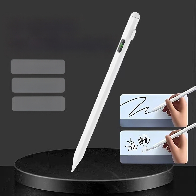 Kapacitív stylus toll iPadhez és tabletekhez mágneses rögzítéssel, fém tokkal, univerzális minden egyben dizájn