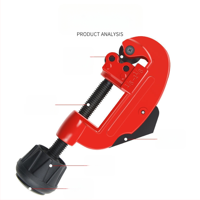 Rokas cauruļu griezējs no nerūsējoša tērauda, rotējošs metāla caurulēm griezējs, ātrs griešanas instruments