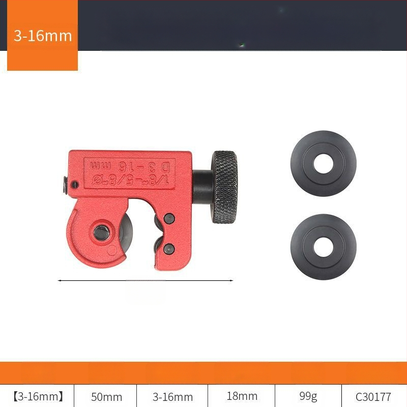 Rokas cauruļu griezējs no nerūsējoša tērauda, rotējošs metāla caurulēm griezējs, ātrs griešanas instruments