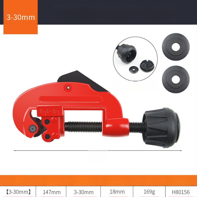 Rokas cauruļu griezējs no nerūsējoša tērauda, rotējošs metāla caurulēm griezējs, ātrs griešanas instruments