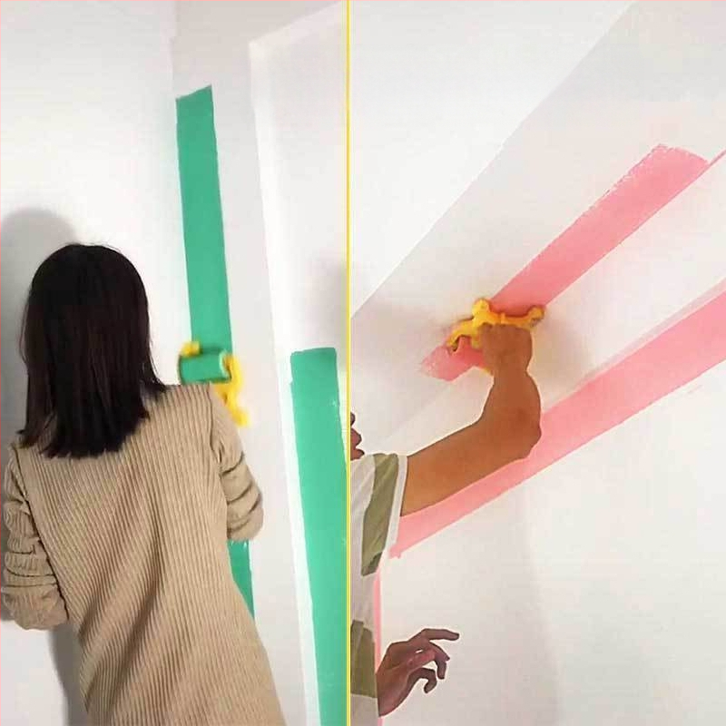 Ρολό-εργαλείο διαχωρισμού χρωμάτων για λατεξ βαφή — για εσωτερικούς τοίχους, διαχωρισμό γωνιών, περιγράμμιση (χειμώνας 2022)