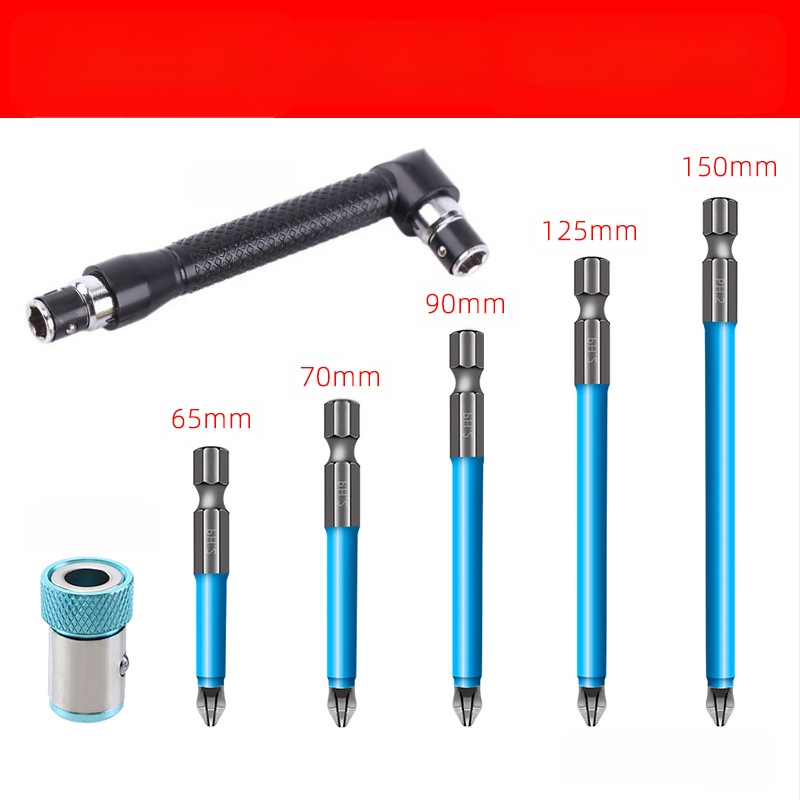 Σετ μπιτ με σταυροειδή κεφαλή και αντιολισθητική λειτουργία για οικιακή χρήση — κράμα ατσάλι