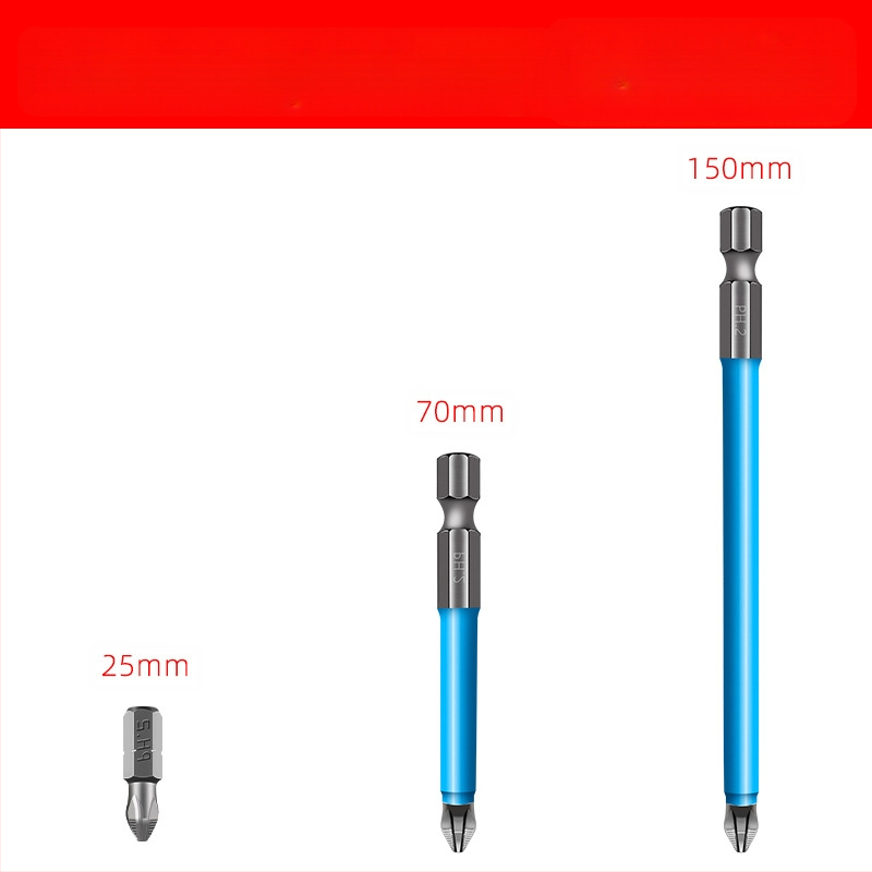 Σετ μπιτ με σταυροειδή κεφαλή και αντιολισθητική λειτουργία για οικιακή χρήση — κράμα ατσάλι