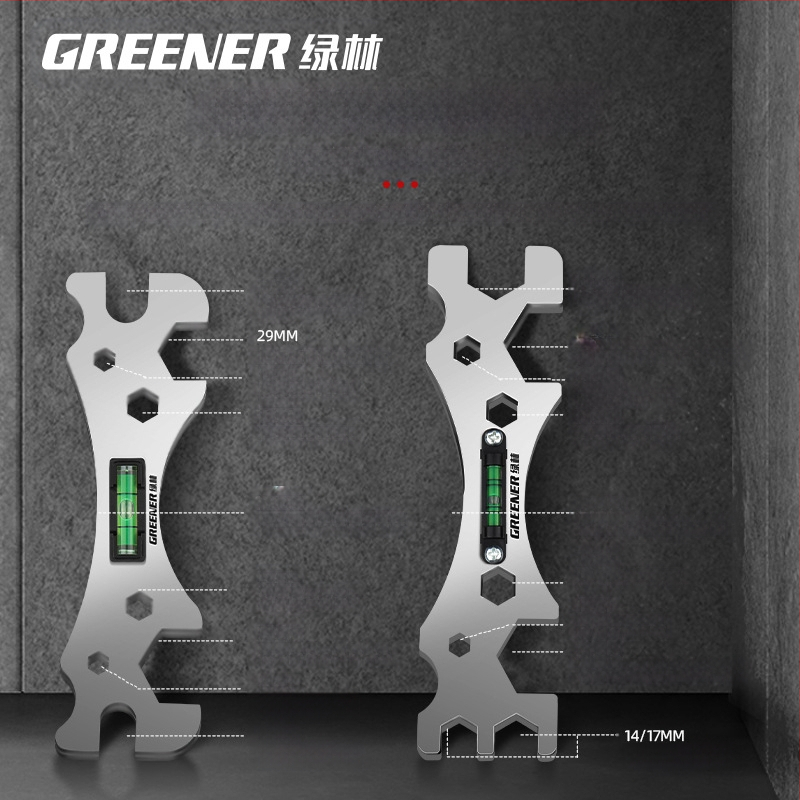 Greener πολυλειτουργικό κλειδί για μπάνιο και ντους – ανοξείδωτο ατσάλι