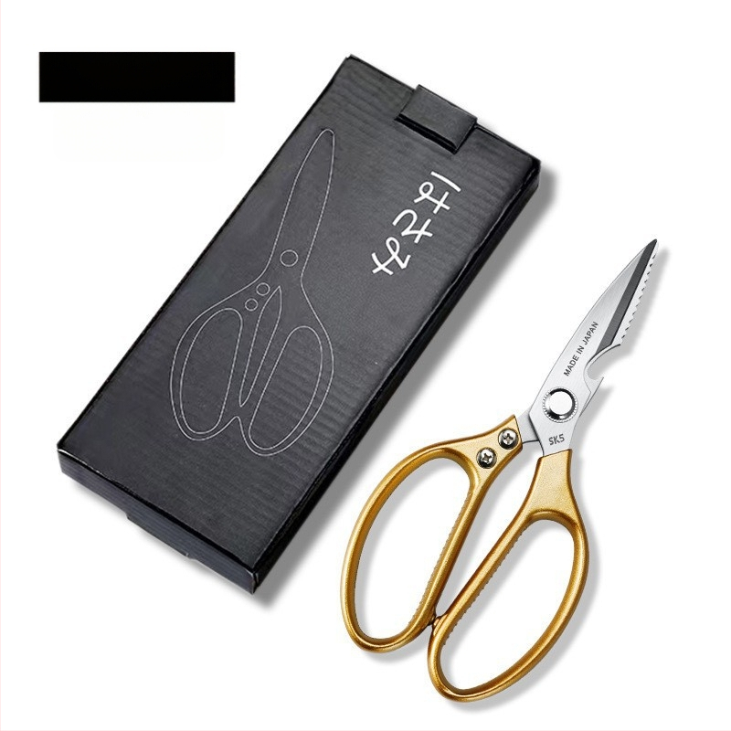 Virtuvės žirklės, tvirtos nerūdijančio plieno, kaulų pjaustymui, daugiafunkcinės namų žirklės