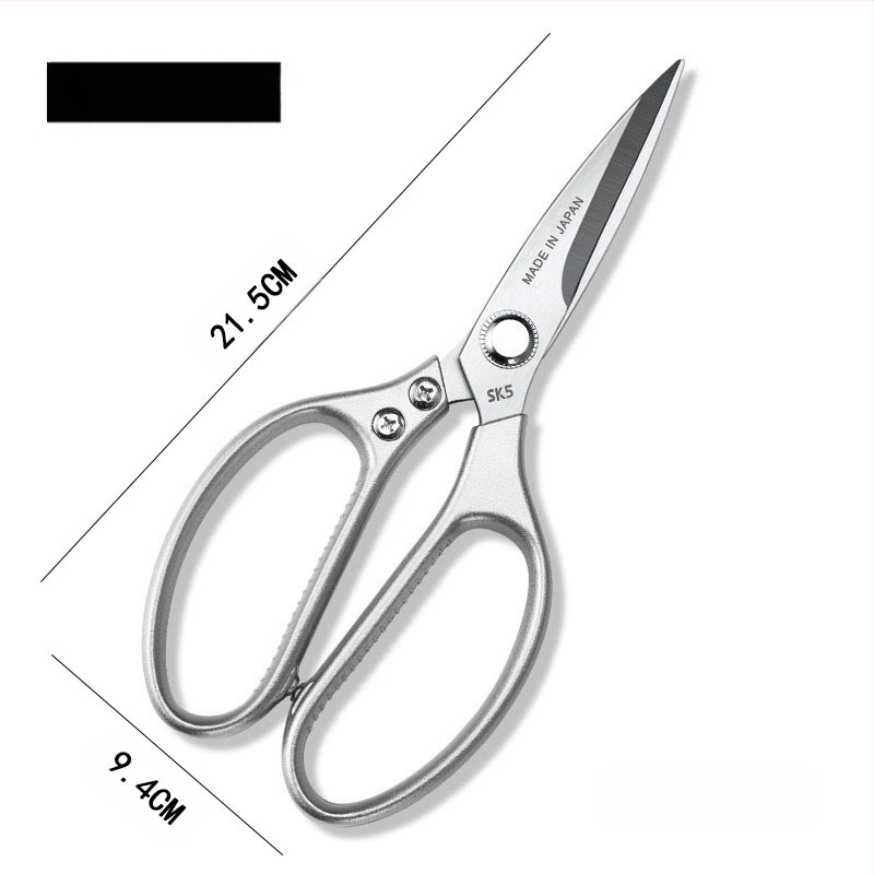 Virtuvės žirklės, tvirtos nerūdijančio plieno, kaulų pjaustymui, daugiafunkcinės namų žirklės