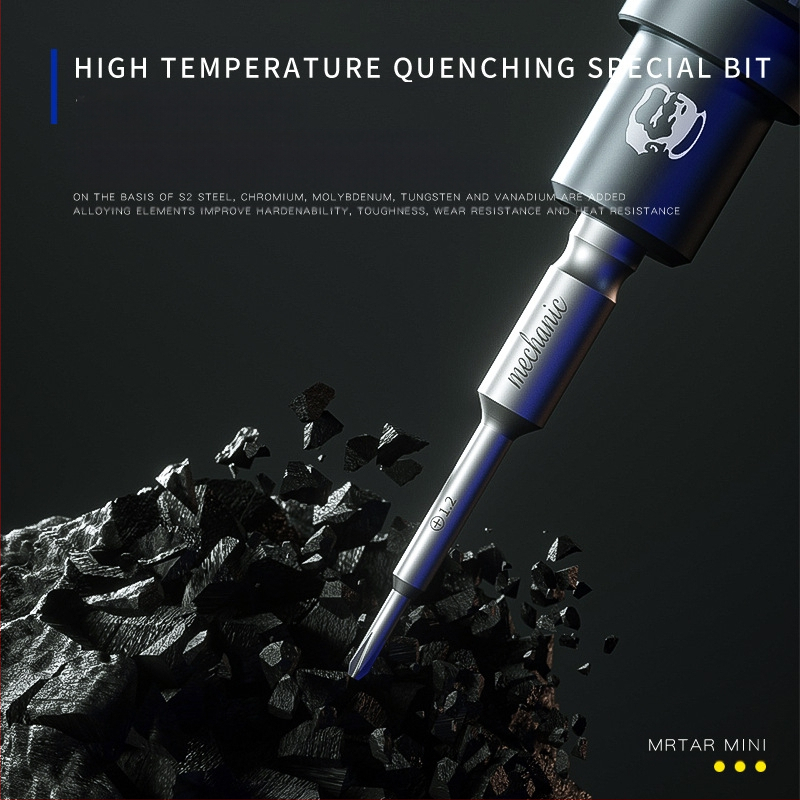 Repair Man Μαγνητικό σετ κατσαβιδιών για επισκευές κινητών τηλεφώνων, από ανθρακούχο χάλυβα, με κεφαλή σταυροειδή, για αποσυναρμολόγηση του πίσω καλύμματος iPhone