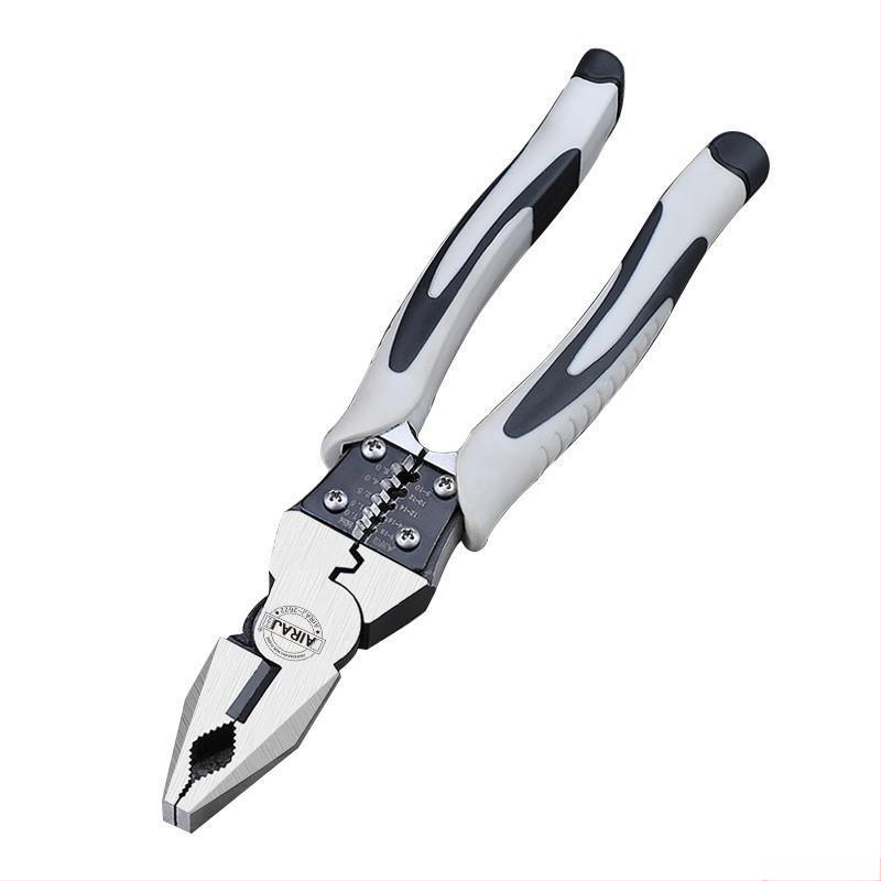 Pramoninės klasės žnyplės elektrikams, daugiafunkcinės su ilgu nosimi