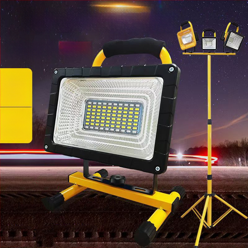 Φως έκτακτης ανάγκης για κατασκήνωση με αναδιπλούμενο σχέδιο σακιδίου, 50-300W, 48 LED, IP54