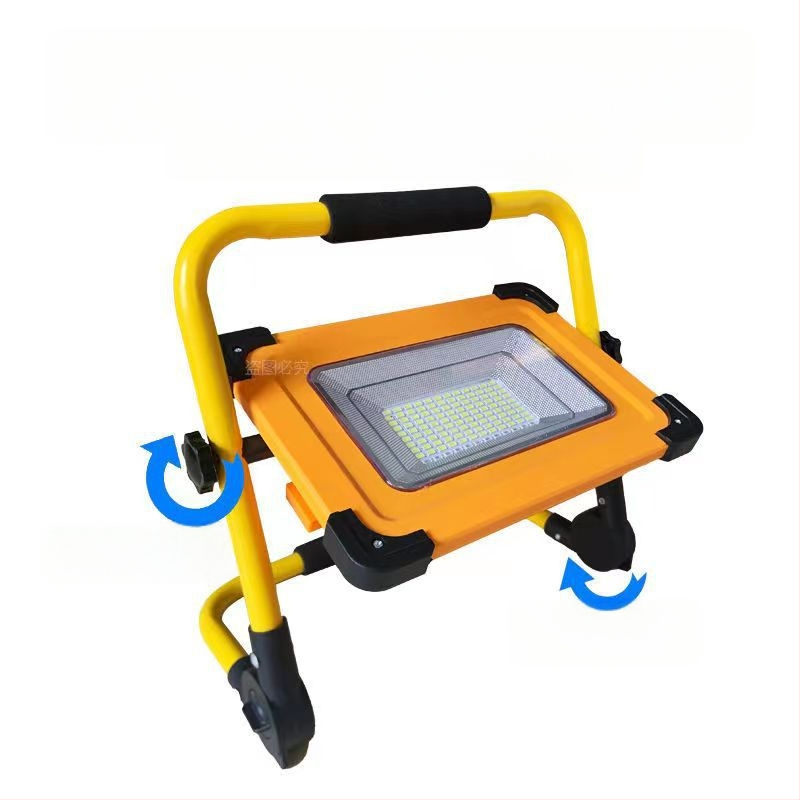 Φως έκτακτης ανάγκης για κατασκήνωση με αναδιπλούμενο σχέδιο σακιδίου, 50-300W, 48 LED, IP54