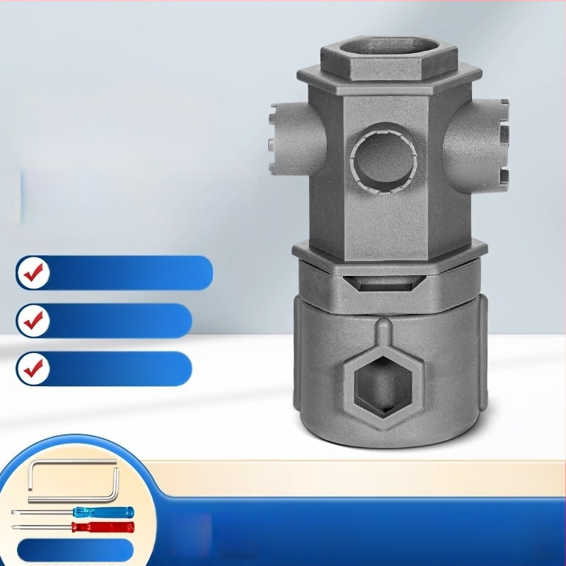 Kraano aeratoriaus demontavimo įrankis — universalus raktas virtuvei ir praustuvei, ABS medžiaga, prekės ženklas Mubin, modelis 101731114202, stilius Modernus paprastumas.