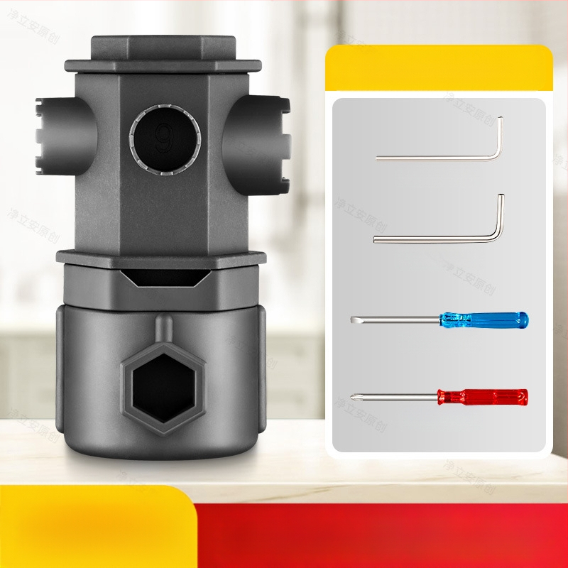 Kraano aeratoriaus demontavimo įrankis — universalus raktas virtuvei ir praustuvei, ABS medžiaga, prekės ženklas Mubin, modelis 101731114202, stilius Modernus paprastumas.