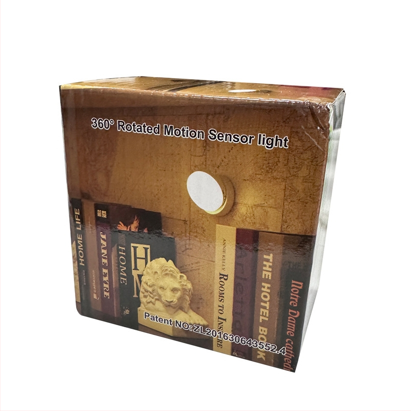 LED нощна лампа с датчик за движение, 360° въртене, магнитно закрепване, презареждаща се батерия (360° въртене, сензор за движение, LED, презареждаща се батерия, магнитно закрепване)