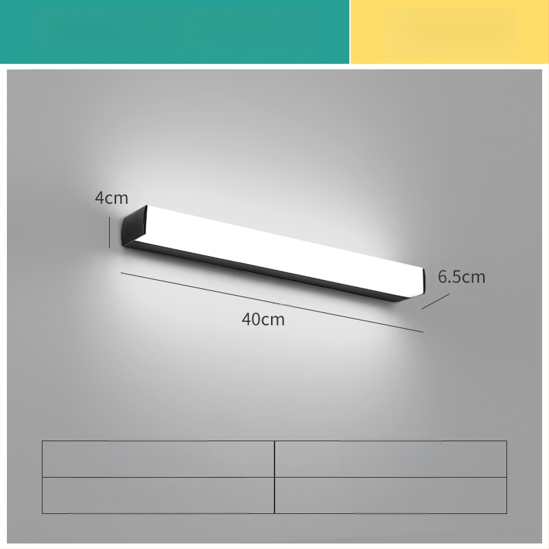 LED огледална лампа за баня, модерен минималистичен стил, 111–240V LED с електронен трансформатор, ниво на енергоспестяване 6