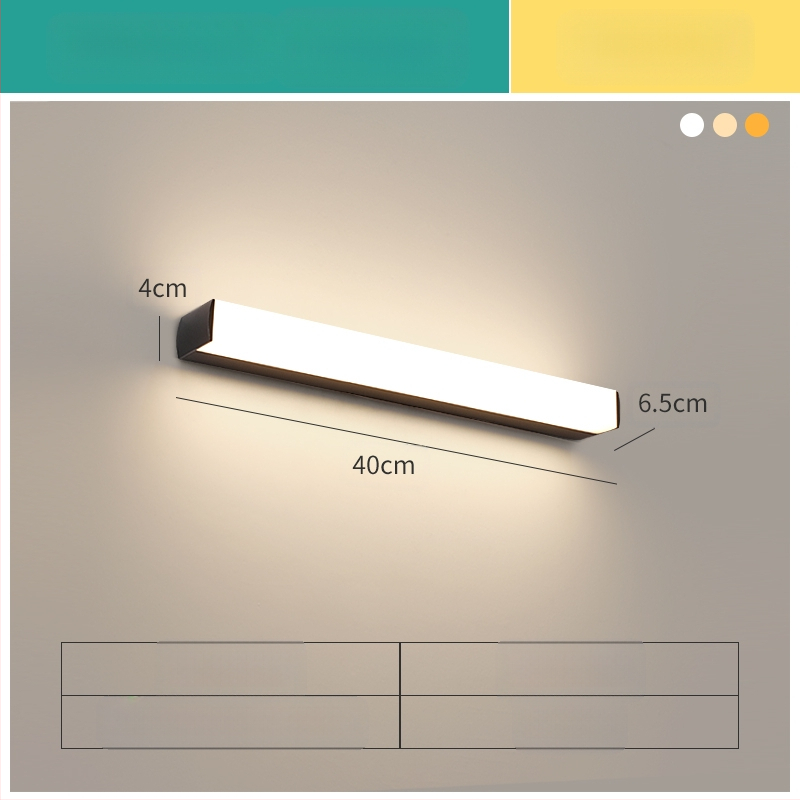 LED огледална лампа за баня, модерен минималистичен стил, 111–240V LED с електронен трансформатор, ниво на енергоспестяване 6