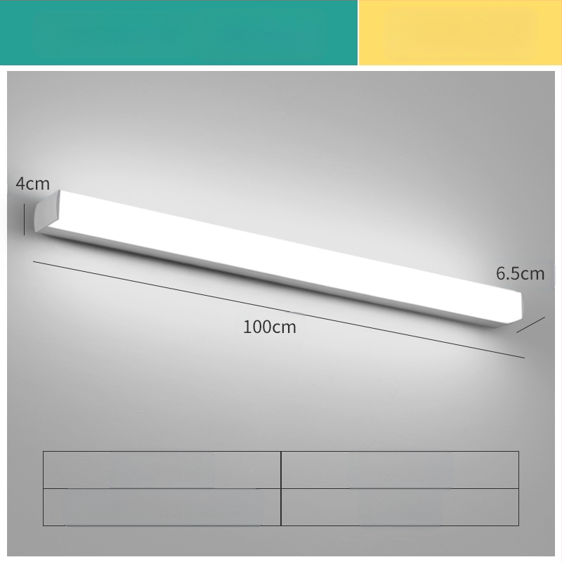 LED огледална лампа за баня, модерен минималистичен стил, 111–240V LED с електронен трансформатор, ниво на енергоспестяване 6