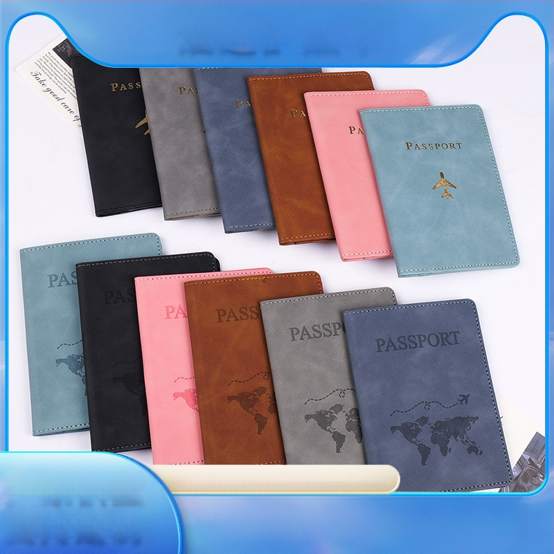 Θήκη Διαβατηρίου PU για έγγραφα - αδιάβροχη, σχέδιο με γράμματα, αστικό στυλ, επένδυση PU