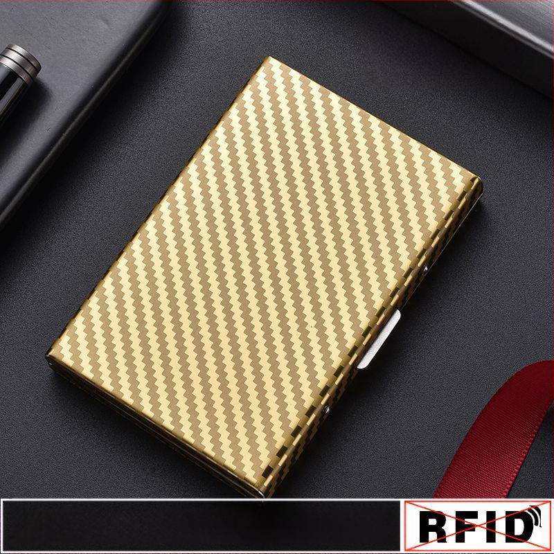 Roostevabast terasest kaardikandja juhiluba, pangakaart, isikutunnistus ja liikmekaart — vargusevastane kaitse, demagnetiseerimise vastane, ultra kerge, PU vooder, universaalne