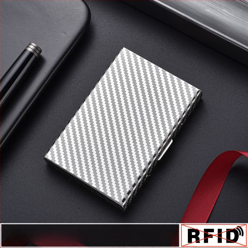 Roostevabast terasest kaardikandja juhiluba, pangakaart, isikutunnistus ja liikmekaart — vargusevastane kaitse, demagnetiseerimise vastane, ultra kerge, PU vooder, universaalne