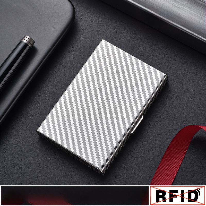 Roostevabast terasest kaardikandja juhiluba, pangakaart, isikutunnistus ja liikmekaart — vargusevastane kaitse, demagnetiseerimise vastane, ultra kerge, PU vooder, universaalne