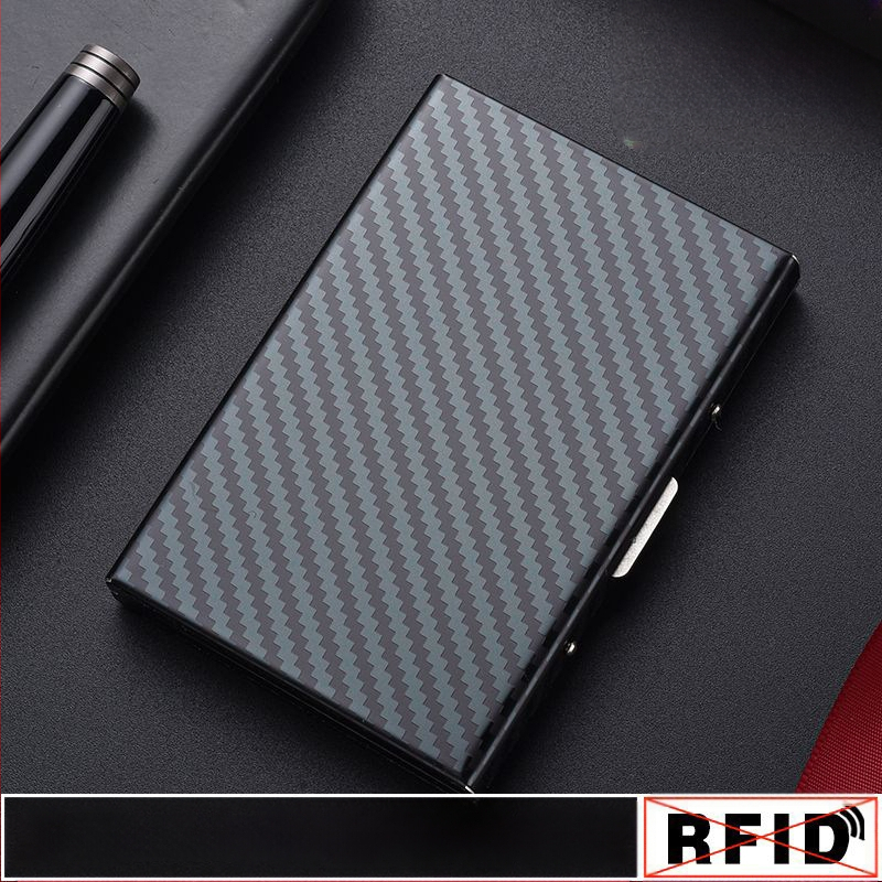 Roostevabast terasest kaardikandja juhiluba, pangakaart, isikutunnistus ja liikmekaart — vargusevastane kaitse, demagnetiseerimise vastane, ultra kerge, PU vooder, universaalne