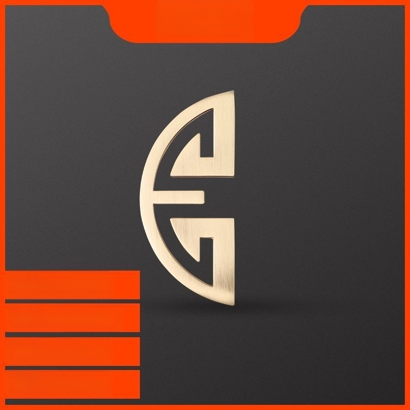 Λαβές για ντουλάπες και ντουλάπια, Νέος Κινέζικος Στυλ, Κράμα Ψευδάργύρου, Ηλεκτροπλατίωση, Μοντέλο 1533