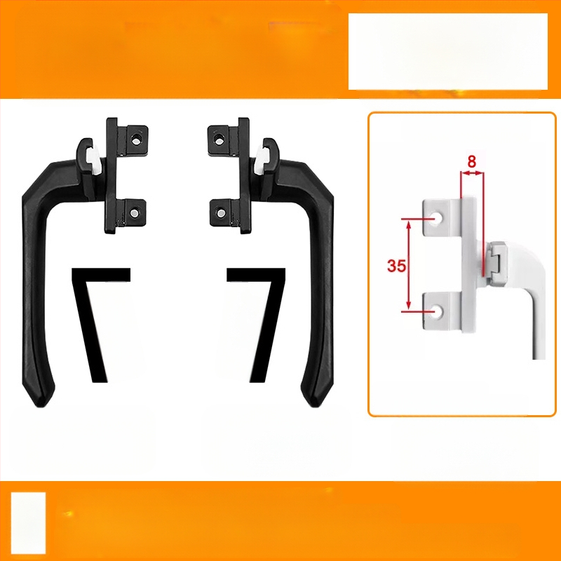 Λαβή παραθύρου – μοντέρνος μινιμαλιστικός σχεδιασμός, μοντέλο 050, υλικό: κράμα ψευδάργύρου