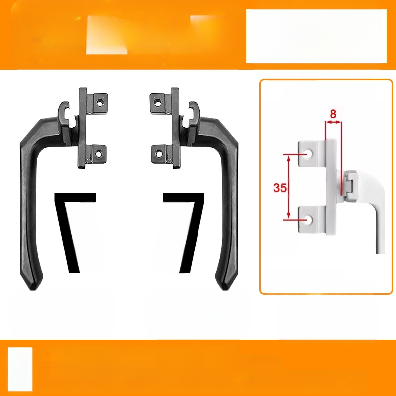 Λαβή παραθύρου – μοντέρνος μινιμαλιστικός σχεδιασμός, μοντέλο 050, υλικό: κράμα ψευδάργύρου
