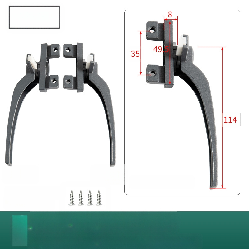 Λαβή παραθύρου – μοντέρνος μινιμαλιστικός σχεδιασμός, μοντέλο 050, υλικό: κράμα ψευδάργύρου