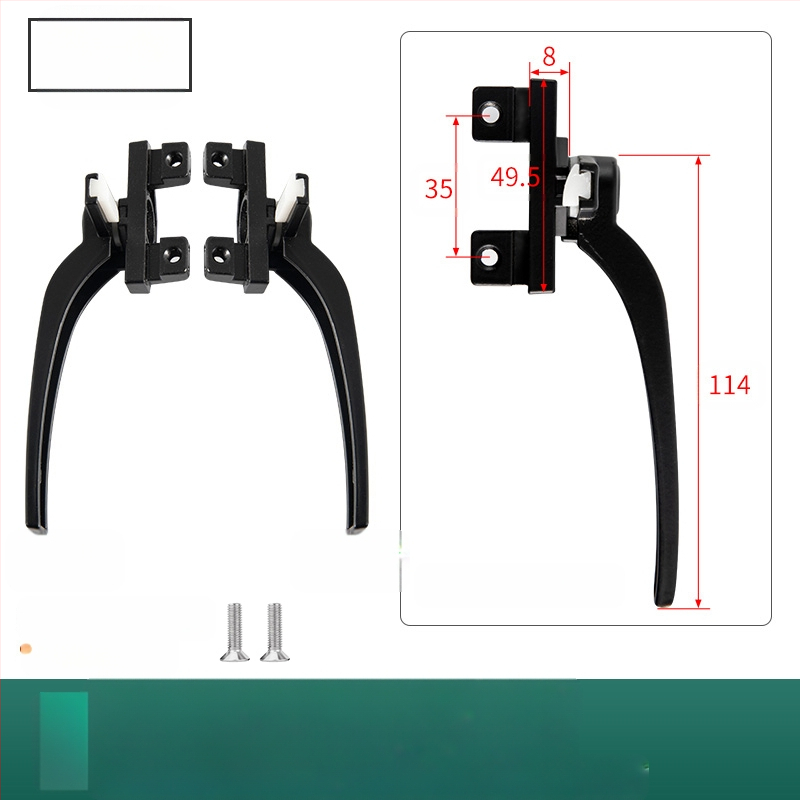 Λαβή παραθύρου – μοντέρνος μινιμαλιστικός σχεδιασμός, μοντέλο 050, υλικό: κράμα ψευδάργύρου