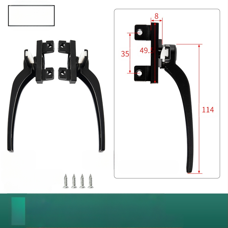 Λαβή παραθύρου – μοντέρνος μινιμαλιστικός σχεδιασμός, μοντέλο 050, υλικό: κράμα ψευδάργύρου