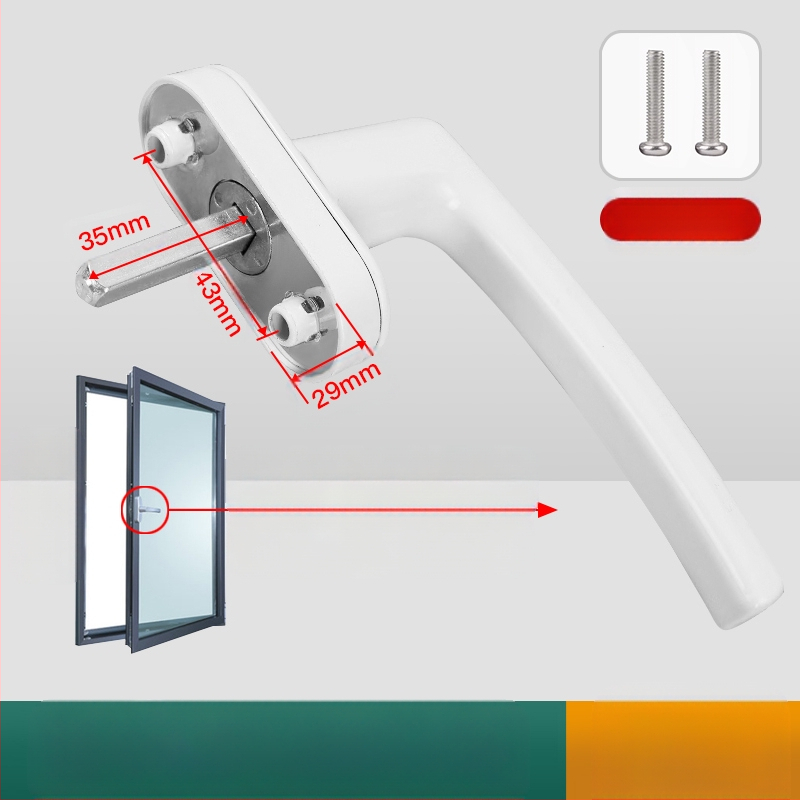 Λαβή παραθύρου – μοντέρνος μινιμαλιστικός σχεδιασμός, μοντέλο 050, υλικό: κράμα ψευδάργύρου