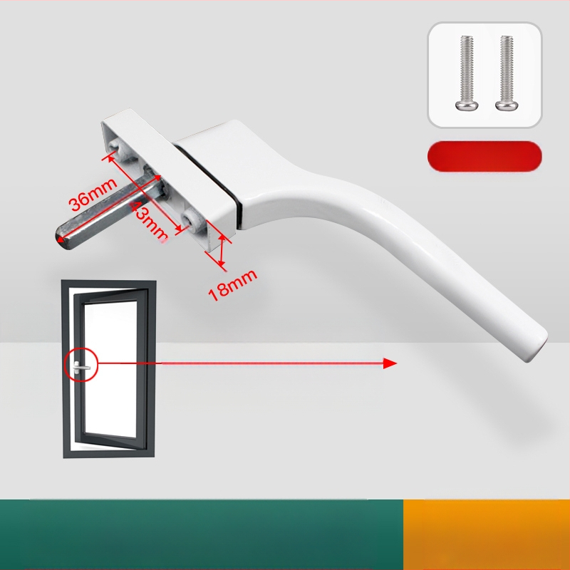 Λαβή παραθύρου – μοντέρνος μινιμαλιστικός σχεδιασμός, μοντέλο 050, υλικό: κράμα ψευδάργύρου