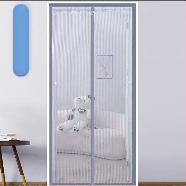 Κουρτίνα πόρτας αντιμουσουλίνων για κλιματιστικό με μαγνητικό διαμαντωδές πλέγμα και Velcro κούμπωμα; Υλικό: πλέγμα πόρτας; Κατάλληλη για υπνοδωμάτιο, μπαλκόνι και εμπορικούς χώρους; Στυλ: μοντέρνος μινιμαλισμός; Μοτίβο: ρίγες, μονόχρωμο, τετράγωνα