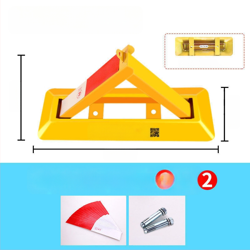 Χειροκίνητο κλείδωμα πάρκινγκ για γκαράζ με παχύτερο σταθερό στύλο