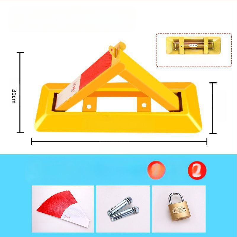 Χειροκίνητο κλείδωμα πάρκινγκ για γκαράζ με παχύτερο σταθερό στύλο