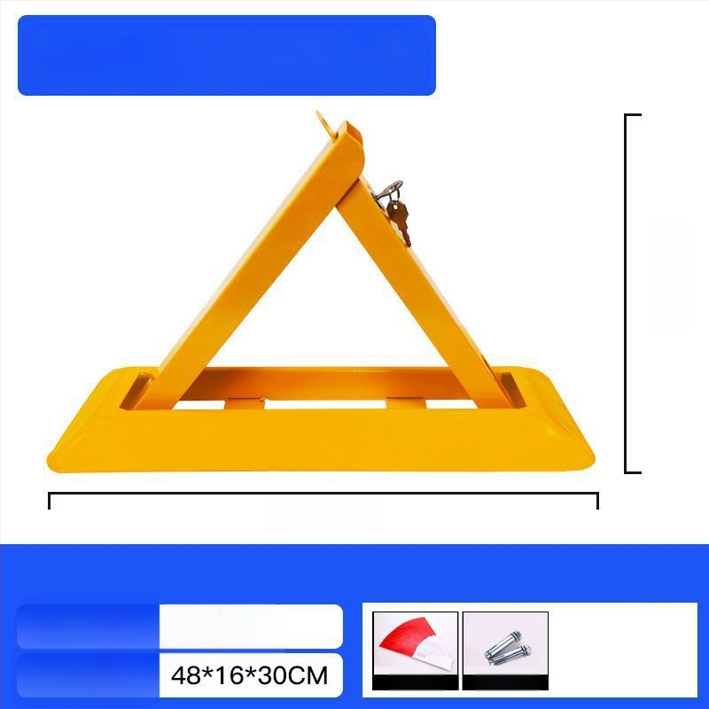 Χειροκίνητο κλείδωμα πάρκινγκ για γκαράζ με παχύτερο σταθερό στύλο