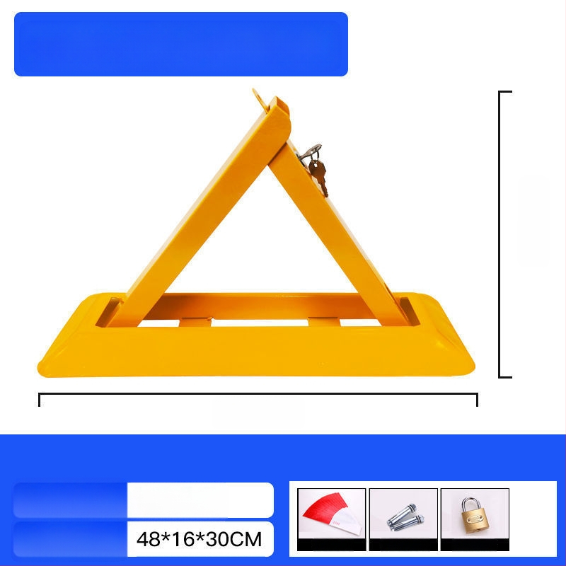 Χειροκίνητο κλείδωμα πάρκινγκ για γκαράζ με παχύτερο σταθερό στύλο
