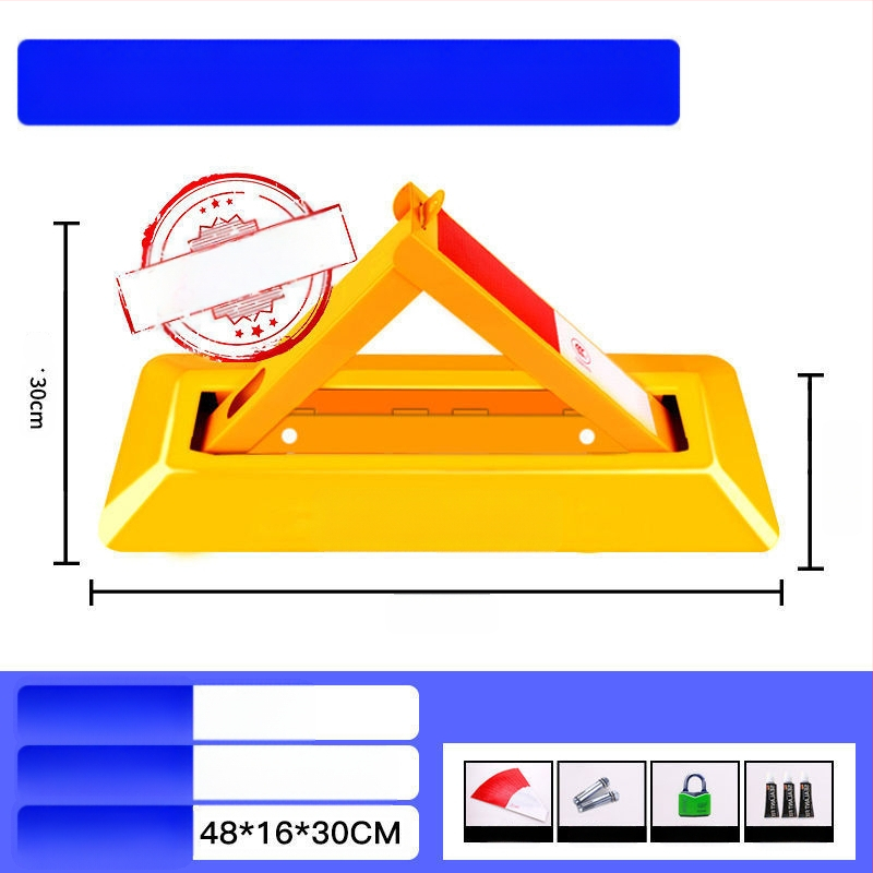 Χειροκίνητο κλείδωμα πάρκινγκ για γκαράζ με παχύτερο σταθερό στύλο