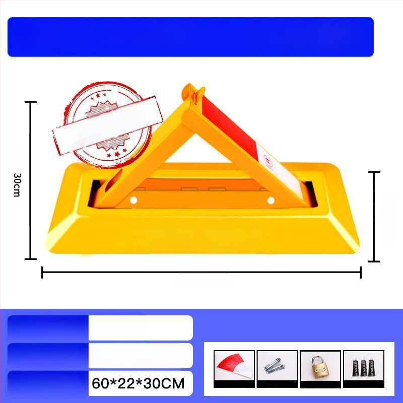 Χειροκίνητο κλείδωμα πάρκινγκ για γκαράζ με παχύτερο σταθερό στύλο