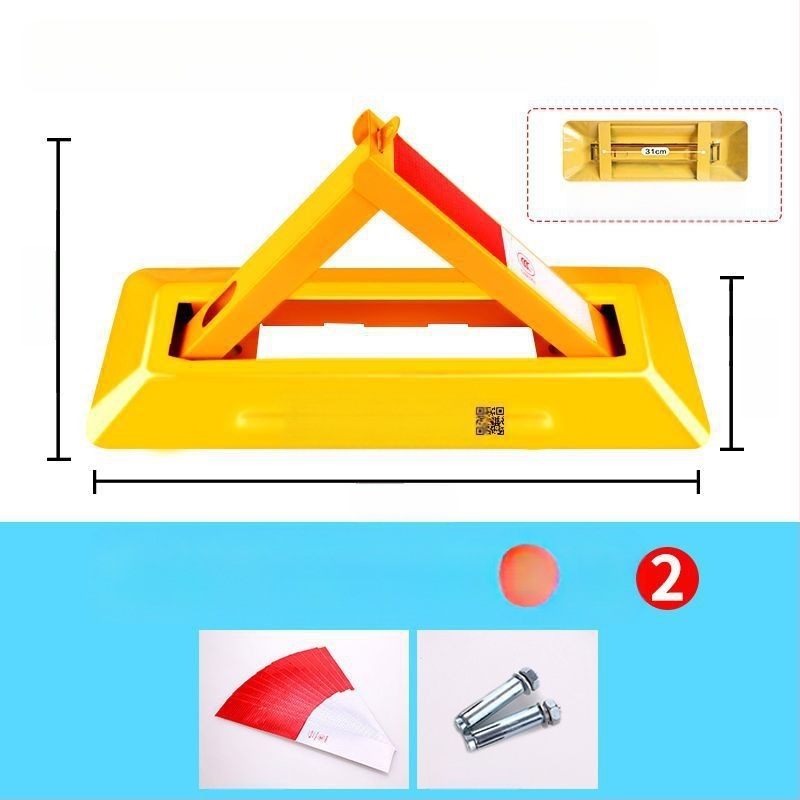 Χειροκίνητο κλείδωμα πάρκινγκ για γκαράζ με παχύτερο σταθερό στύλο