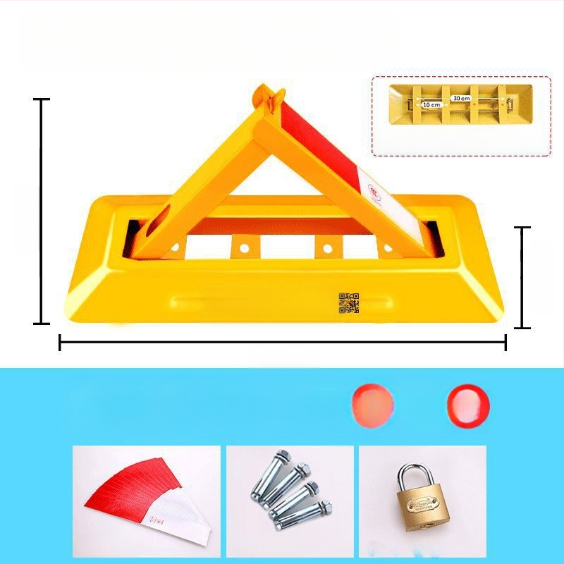 Χειροκίνητο κλείδωμα πάρκινγκ για γκαράζ με παχύτερο σταθερό στύλο