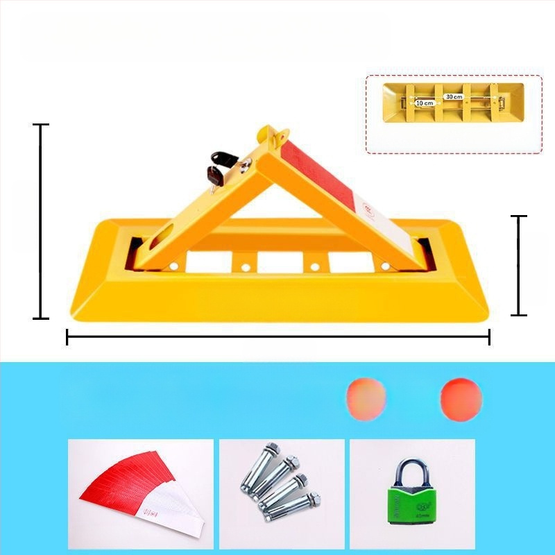 Χειροκίνητο κλείδωμα πάρκινγκ για γκαράζ με παχύτερο σταθερό στύλο