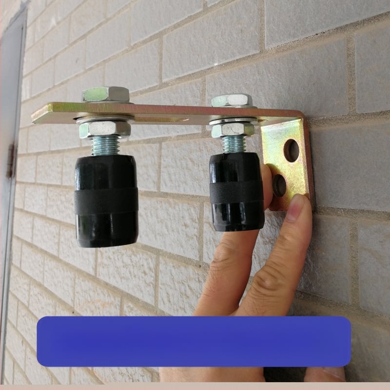 Найлонова плъзгаща врата ролка с двойна ролка и пластмасова шайба; фиксиран водач, модел 8l-1 / 8l-2