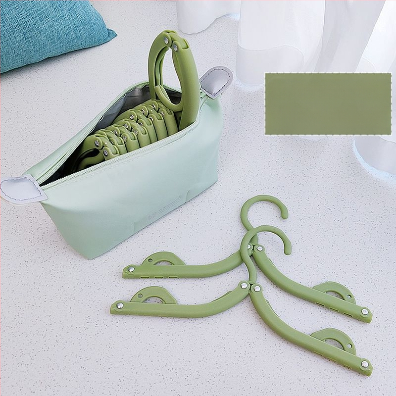 Πτυσσόμενη κρεμάστρα ταξιδιού για ρούχα - φορητός πλαστικός στεγνωτήρας ρούχων, σετ 8 τεμαχίων, μοντέρνος μινιμαλιστικός σχεδιασμός