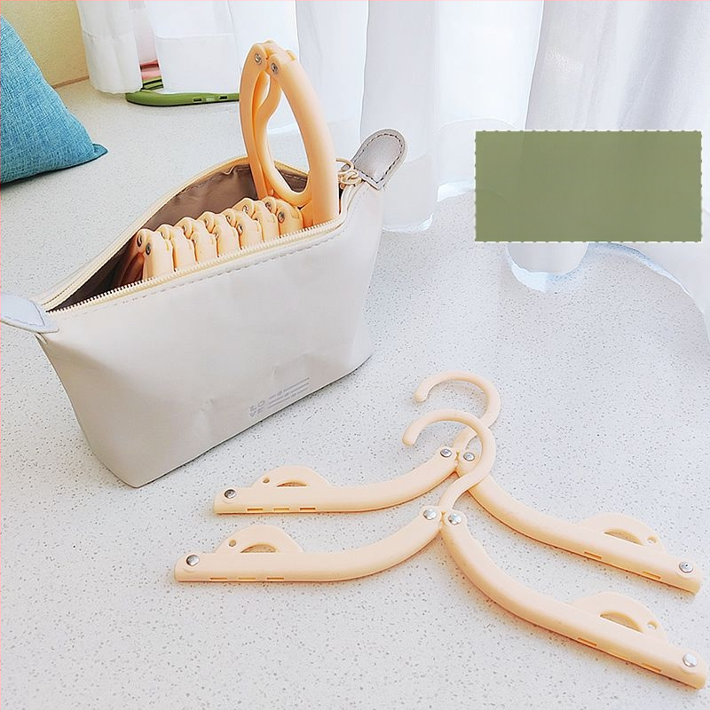 Πτυσσόμενη κρεμάστρα ταξιδιού για ρούχα - φορητός πλαστικός στεγνωτήρας ρούχων, σετ 8 τεμαχίων, μοντέρνος μινιμαλιστικός σχεδιασμός