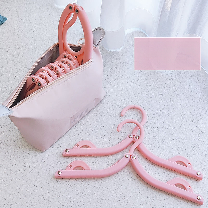 Πτυσσόμενη κρεμάστρα ταξιδιού για ρούχα - φορητός πλαστικός στεγνωτήρας ρούχων, σετ 8 τεμαχίων, μοντέρνος μινιμαλιστικός σχεδιασμός