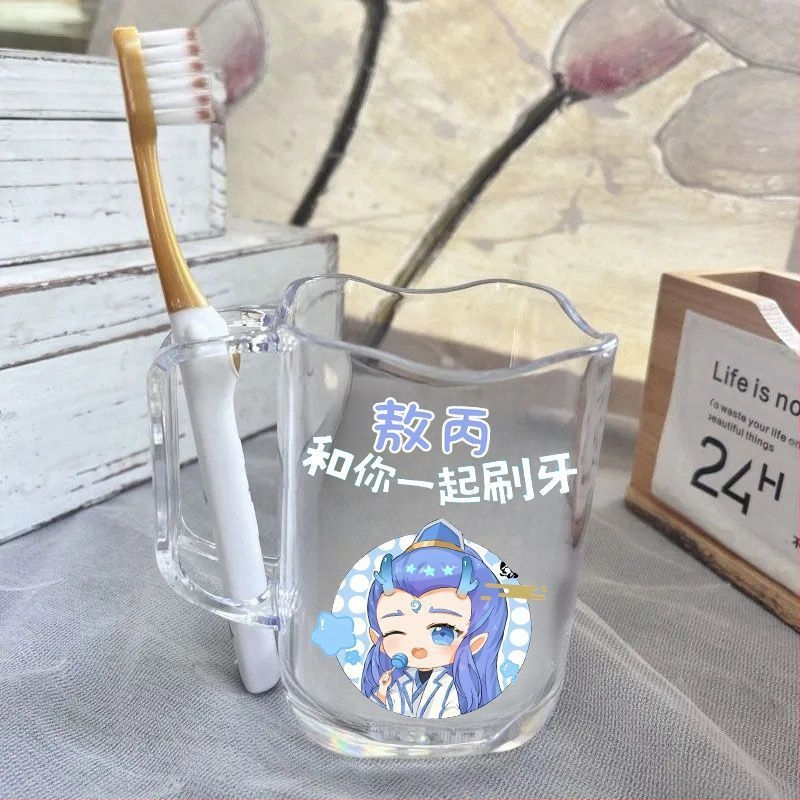 Παιδικό κύπελλο στοματικής έκπλυσης με οδοντόβουρτσα Nezha, πλαστικό