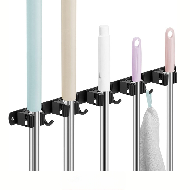 Ανοξείδωτος χάλυβας χωρίς διάτρηση – κρεμάστρα σφουγγαρίστρας και ράγα τοίχου, γυαλισμένη επιφάνεια, CE πιστοποίηση (Αριθμός Πιστοποιητικού C211028051001-1)